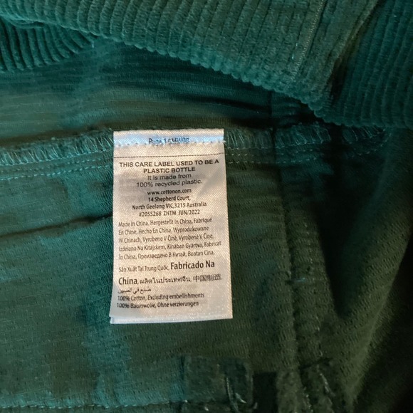 Cotton On Cord Utility Skirt Deep Green Cargo Pocket Mini 6 Streetwear Casual - Picture 6 of 7